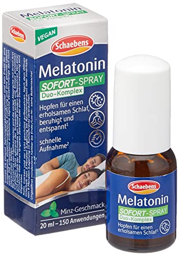 Schaebens Melatonin Sofortige Sprühen, Zuckerfrei, 20 ml