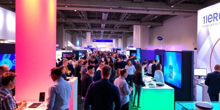 Menschen bei der ISE Return Infinite Veranstaltung.